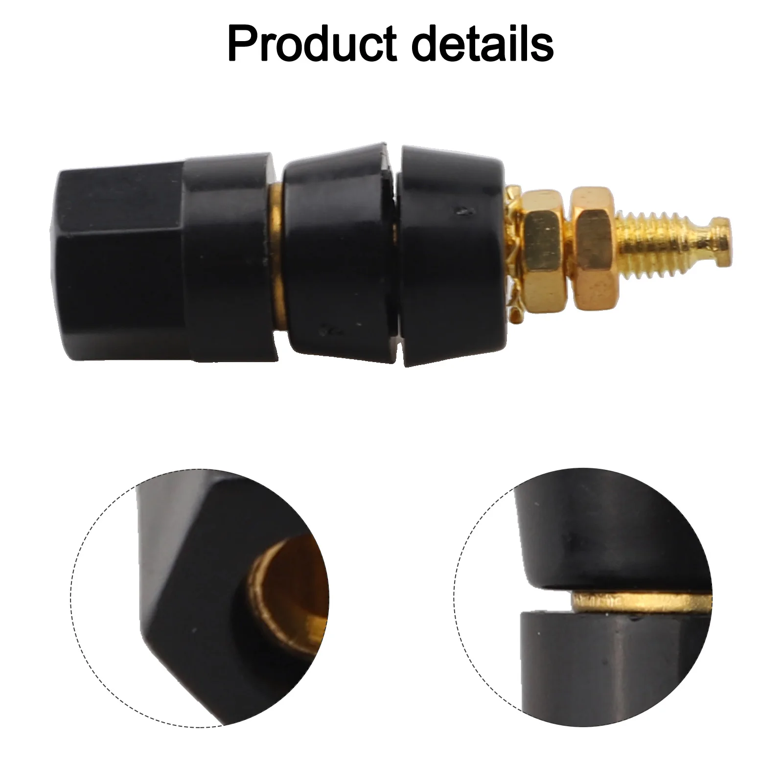 Audio Equipment Setup Audio Speaker Binding Post Excellent Conductivity High-quality Gold-plated Materials Oxidation Resistance