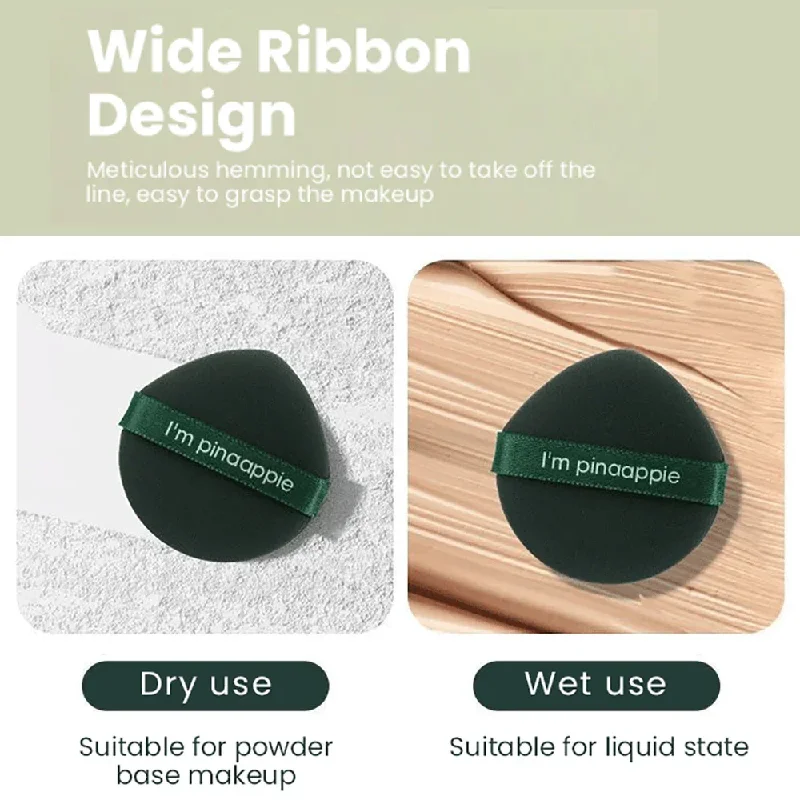 7 SZTUK Miękkich Dwustronnych Gąbek do Makijażu dla Kobiet do Blendowania Twarzy, Do Użytku na Sucho i na Mokro, Puszka do Pudru Kosmetycznego, Narzędzie do Makijażu