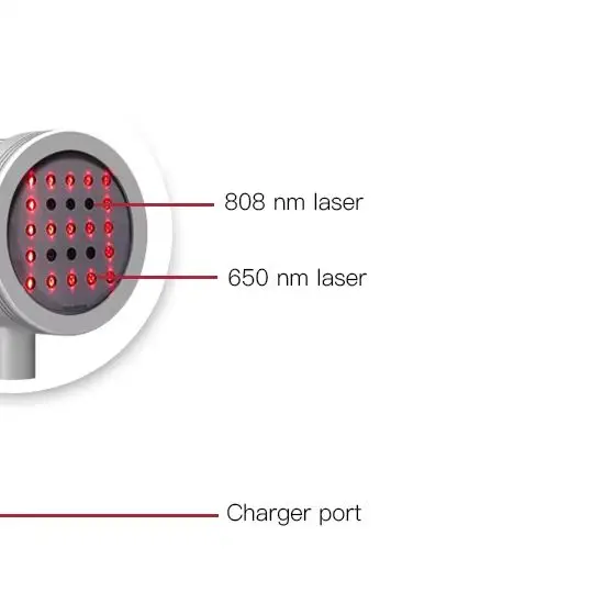 

Устройство для лазерной терапии HLKGO для домашнего использования — профессиональная физиотерапия LLLT 808 нм/650 нм для ухода за коленями, плечами, артритом и домашними животными