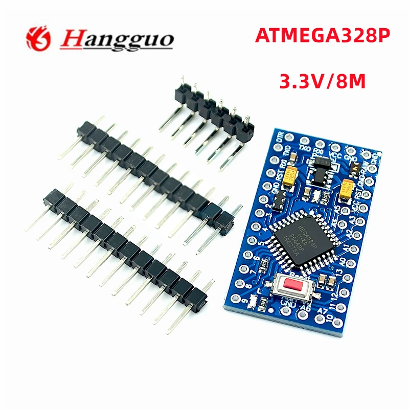 5 pz Pro Mini 328 Mini 3.3V/8M 5V/16M ATMEGA328 ATMEGA328P-AU 3.3V/8MHz 5V/16MHZ per Arduino