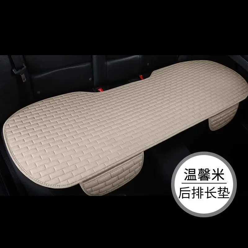 New car seat cushion linen all season universal small waist five seat fart cushion universal seat small car seat cushion cover