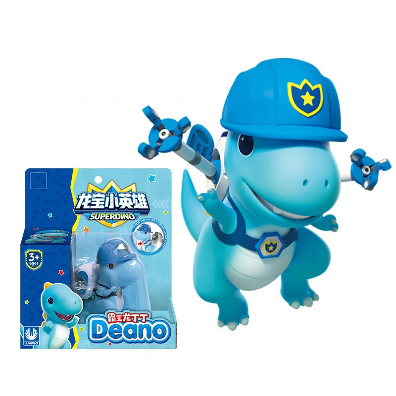 Mini Super Dino Deformation Dinosaur Toys Action Figures with Multi-Function Bag SuperDino Dean/Cera/Ben Rescue Toy