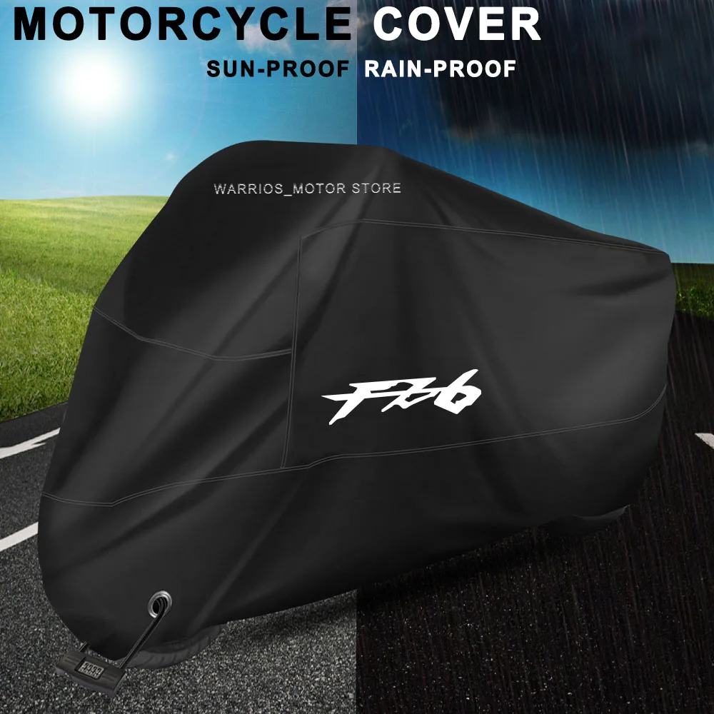 لياماها FZ6 FZ-6 ZF6N FZ6R FAZER طوال العام غطاء دراجة نارية UV حماية الغبار سنوبروف دراجة نارية غطاء مقاوم للماء #1