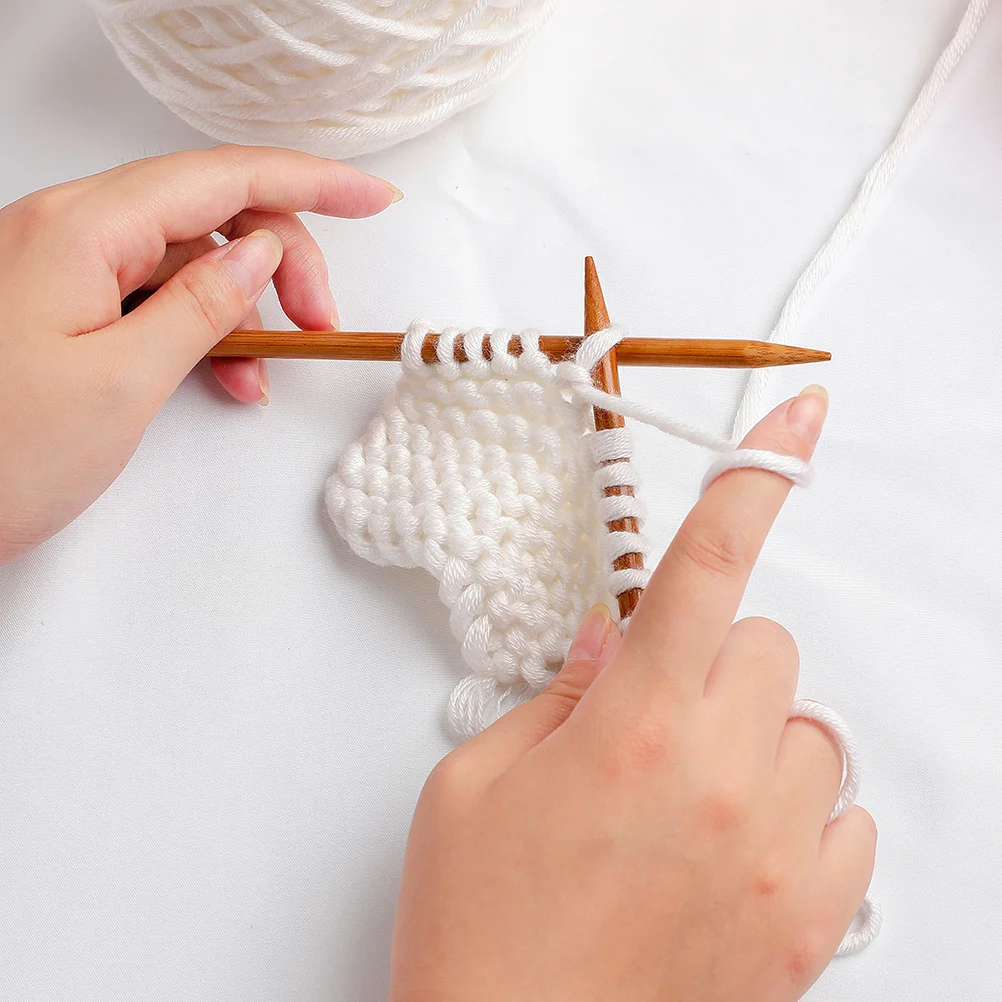 

Bamboo Ring Pin Set Knitting and Crocheting Essentials Accessories Sweater Needles Bicuspid Tools