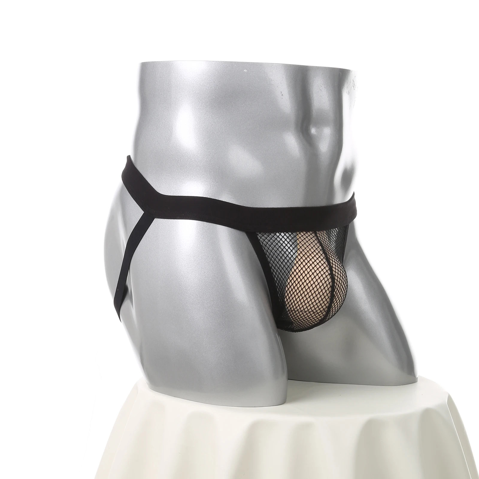 Men Thong Jockstrap Underwear Sexy G String Mesh Backless Thongs Jock Strap Erotic Underpants Panties Homme G-String
