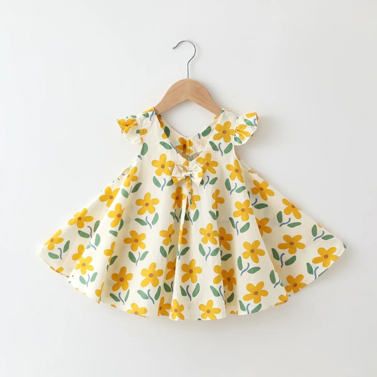 2026 New Baby Girl Summer Cute Princess Dress 12M-4T Newborns Pure Cotton Skin-friendly Dress Kid Lightweight Breathable Dress