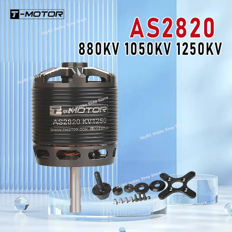 

T-MOTOR AS2820 Бесщеточный двигатель с длинным валом (KV880/1050/1250) для FPV Racing и Rigid Wing RC