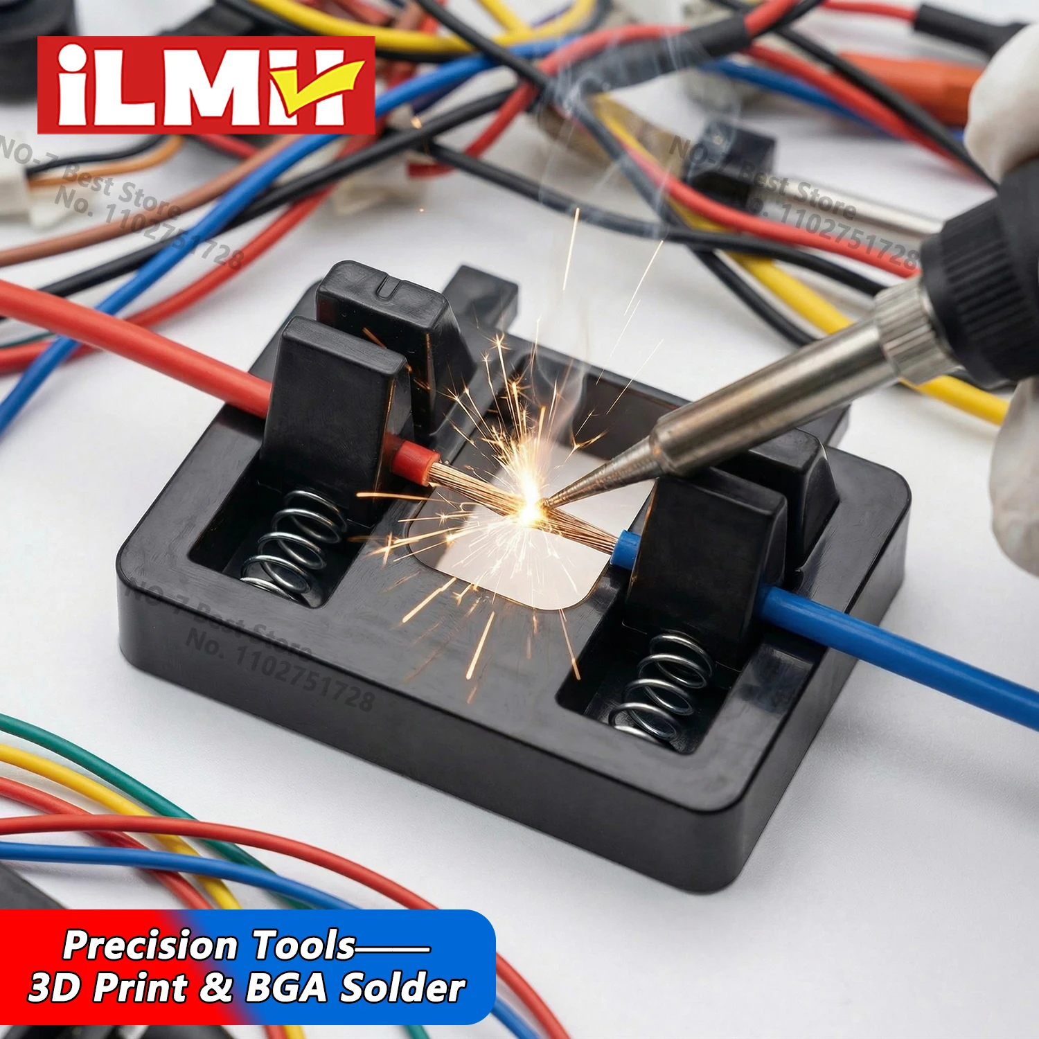 PCB Welding Fixture Tool, Adjustable Suction Bracket with Clamp Holder for Motherboard Soldering Aid and TIG Welding Equipment