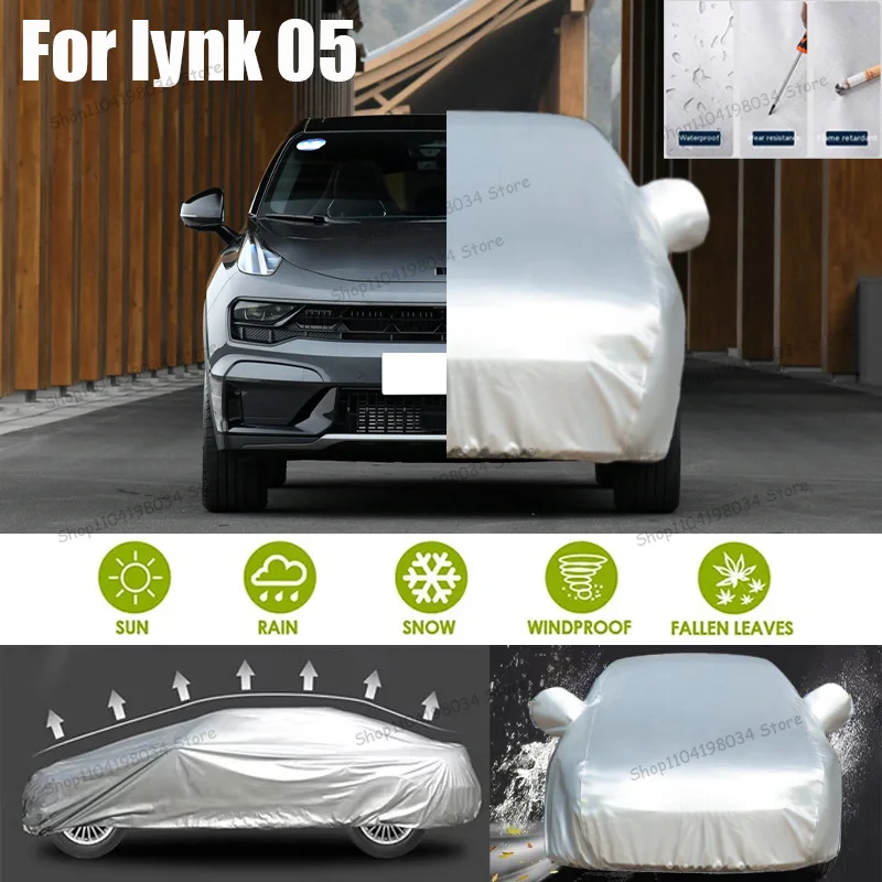 

For lynk 05 Auto parts Anti snow Anti dust Sunscreen Anti-uv Anti peeling paint And Anti Rainwater 210t car cover Car cove