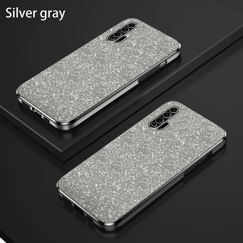 For Honor 20 Pro Case Honor 20 Pro Phone Case YAL-L41 YAL-AL10 Luxury Gradient Glitter Plating Silicone Back Cover Funda