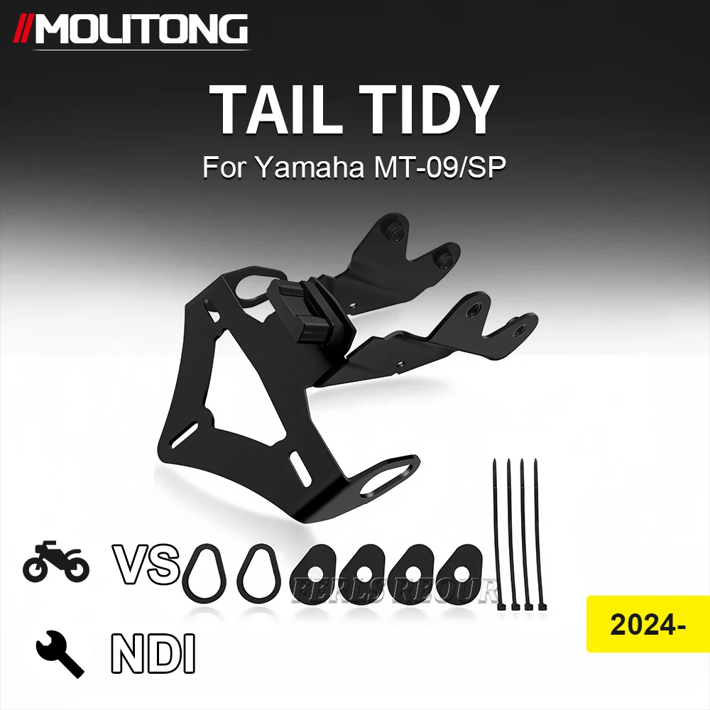 MT-09 Tail Tidy For YAMAHA MT-09/SP MT09 2024 2025 R9 2025 Tail Tidy License Plate Holder MT09 2024 Accessories MT09 2025
