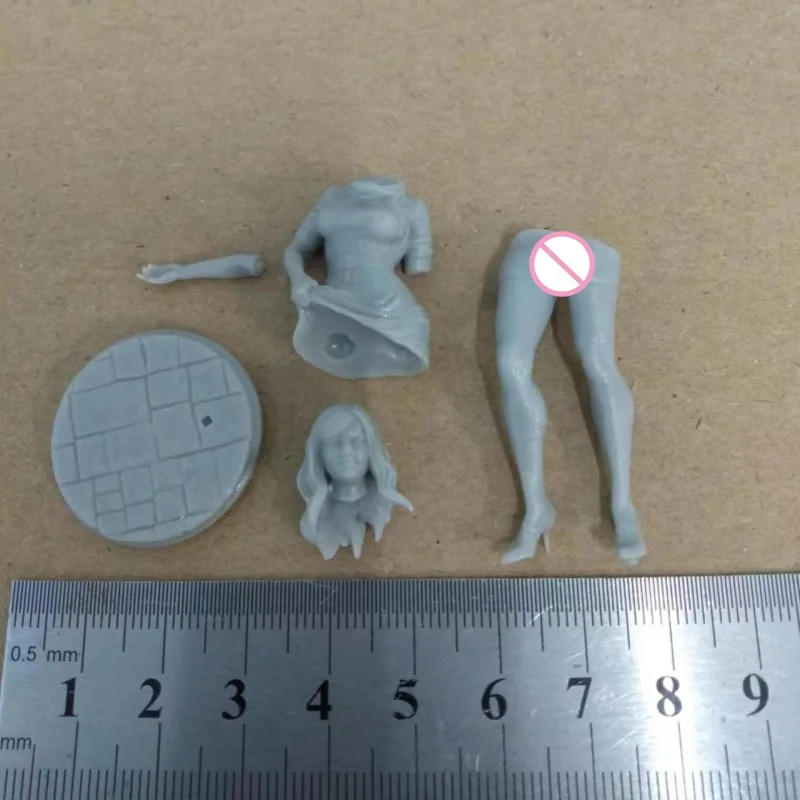 Daphne Girl Nsfw フル樹脂フィギュアモデルキット 1/24 スケール 75 ミリメートル組み立てるミニチュア未組み立て未塗装ジオラマおもちゃ