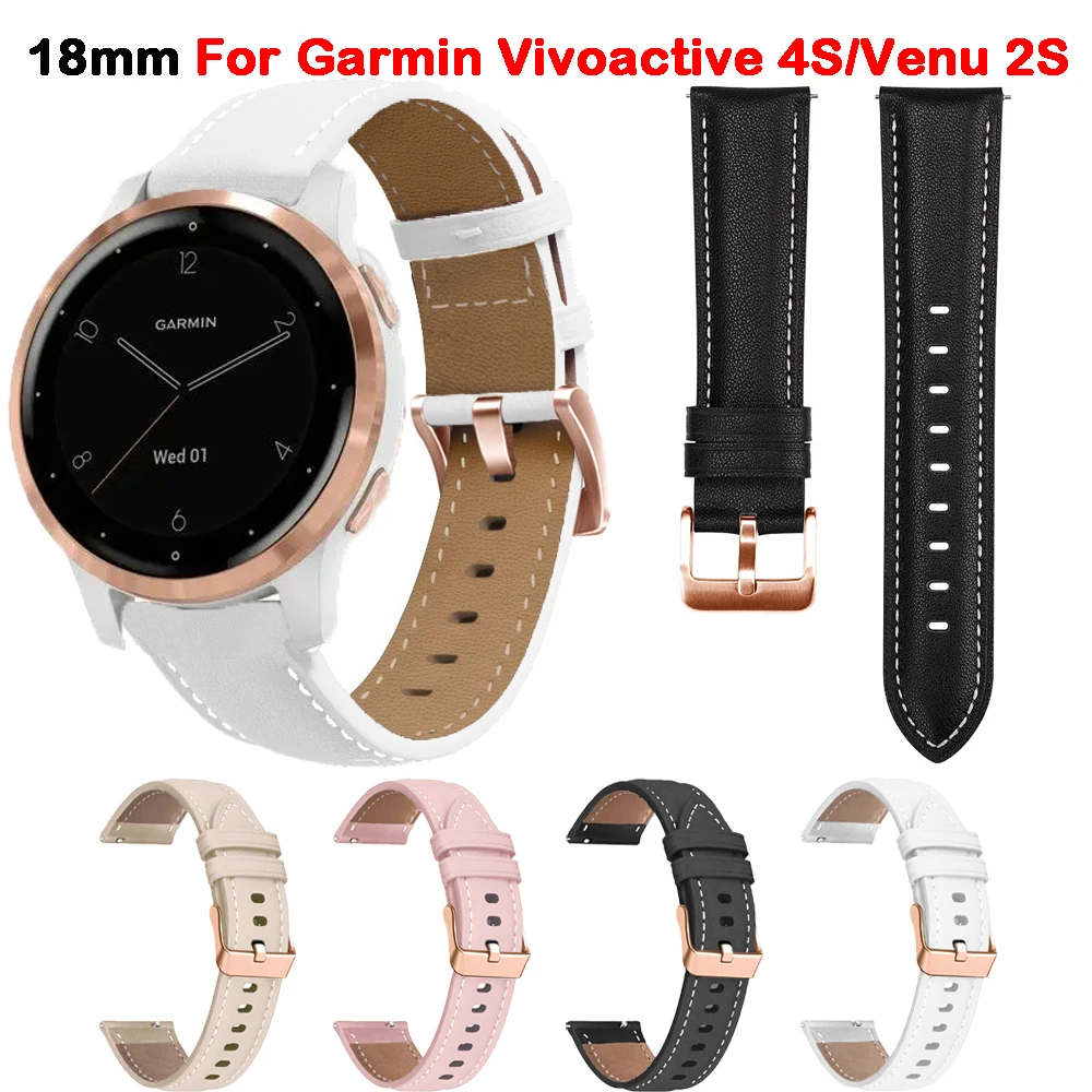 18mm Bracelet Straps For Garmin Vivoactive 4S / Venu 2S / Venu 3S Rey Strap Wrist Band Forerunner 255S 265S Watchband