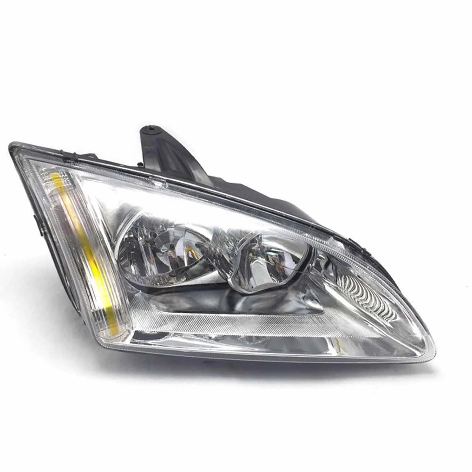 مجموعة مصابيح أمامية لسيارة فورد فوكس 2005-2008-شعاع عالي/منخفض + إشارات الانعطاف + ضوء الجري الليلي ملحقات السيارة