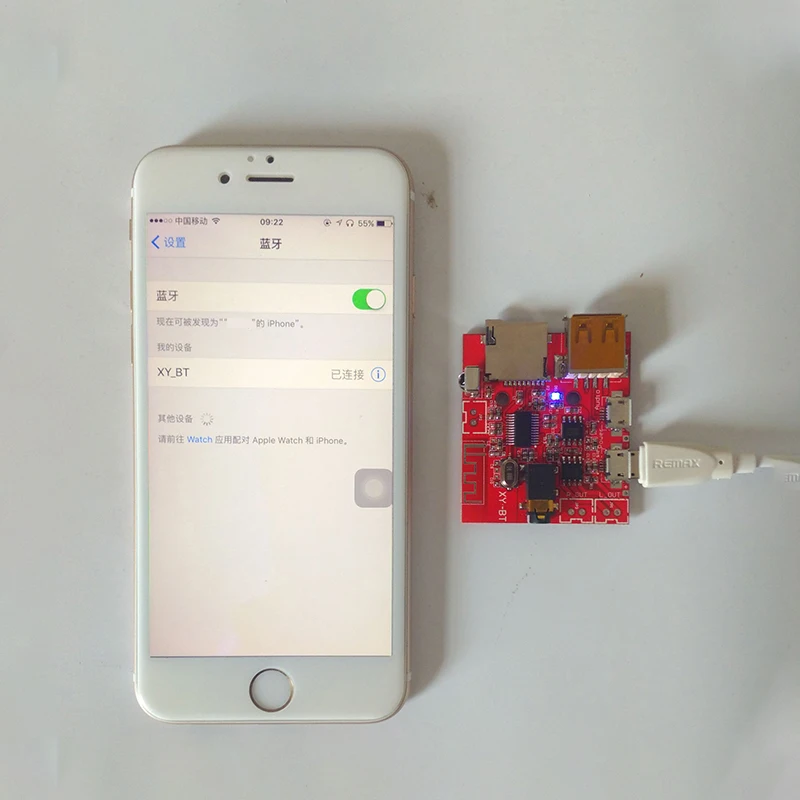 3 W รถบลูทูธ4.1 MP3 WAV ถอดรหัสเครื่องขยายเสียงลำโพงเสียงโมดูลสนับสนุน USB/TF/U-DISK/IR รีโมทคอนโทรล