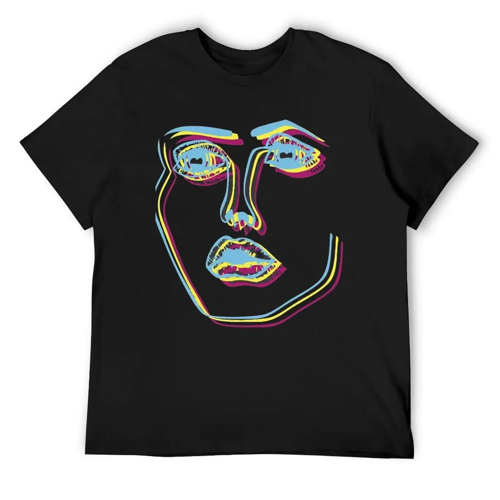 Disclosure face logo T-Shirt sweat animal prinfor boys street wear funny t shirts men