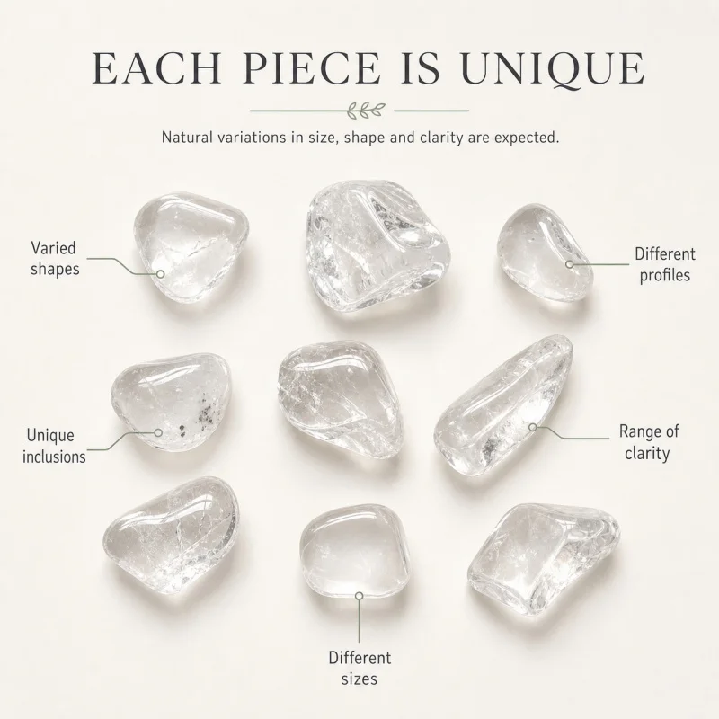 50-500g Natural Clear Quartz Crystal Chips Irregular Tumbled Stones for Vase Filler Plant Pot Terrarium Resin Art and DIY Crafts view 5