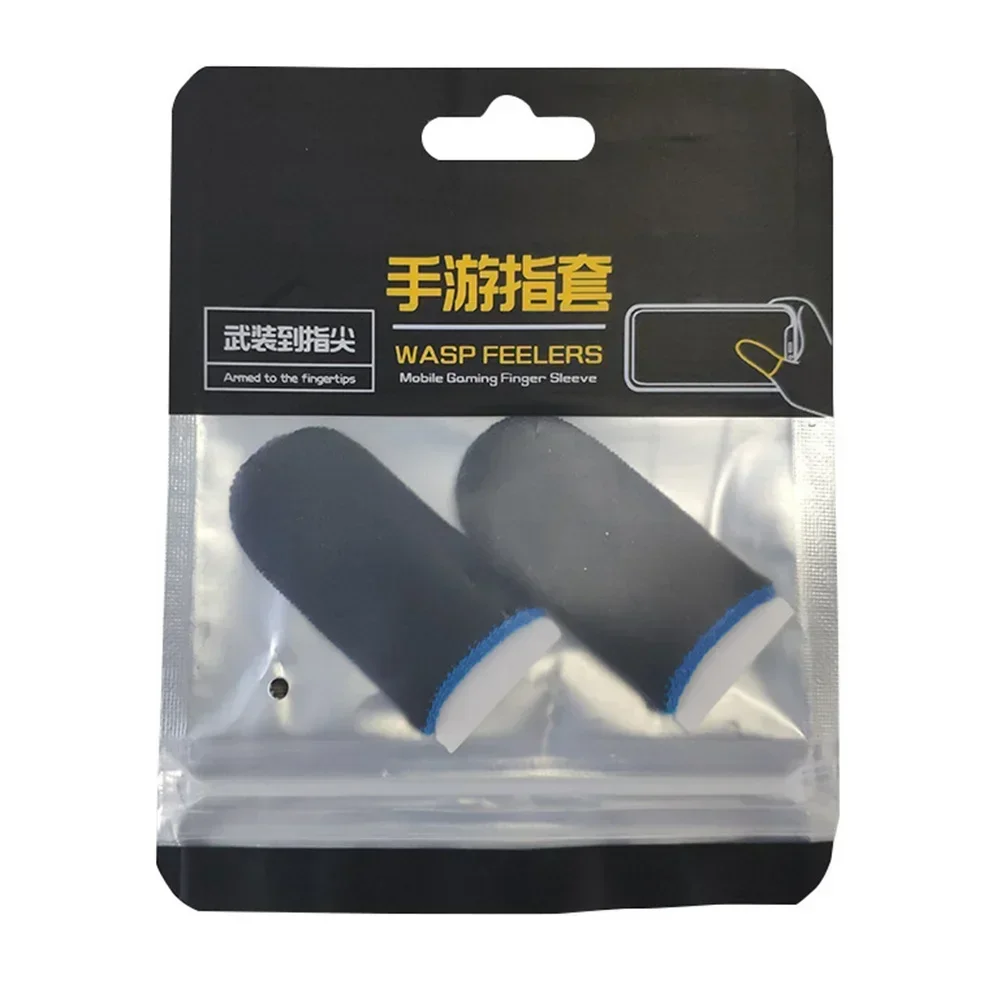 2pcs Carbon Fiber Finger Sleeves For PS4 For Gaming Accessories Mobile Games Press Touch Screen Sensitive Fingertips