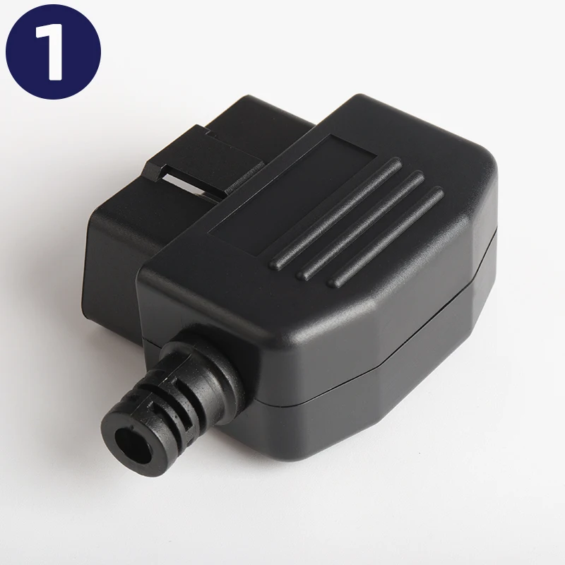 12types Option Car Male Connector OBD2 16pin Socket Shell Gold-plated Bent Needle Male OBD Plug J1962M 16 Pin Auto Adapter Tool