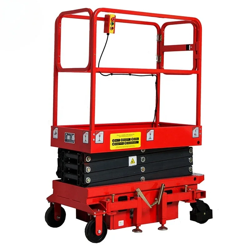 Push Around Towable Trailer 10m 14m 16m 18m 20m Scissor Hydraulic Lift Platform For Tree Trimming