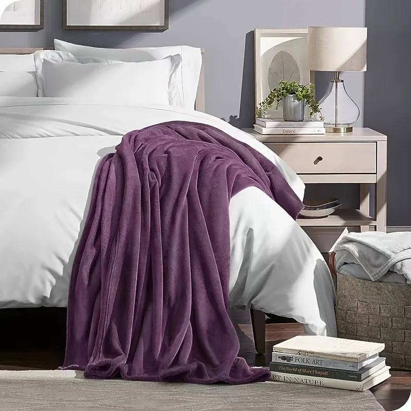【Clearance Sale】1Long plush blanket，Large double-sized ultra-soft plush blanket，Bohemian-style throw blanket，Nap blanket, sofa b