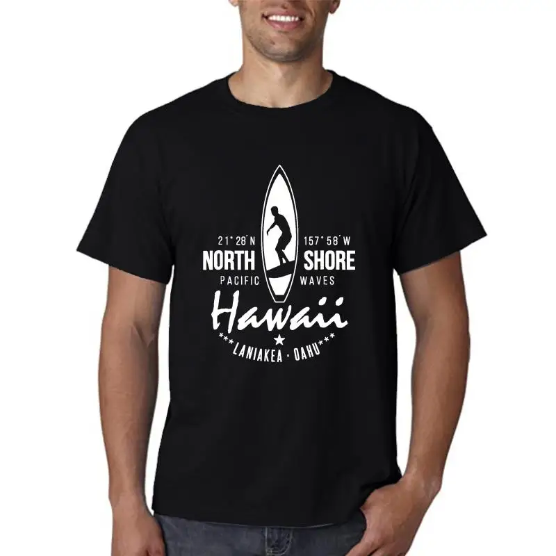 Surfer T-Shirt Hawaii North Shore Laniakea Beach Oahu