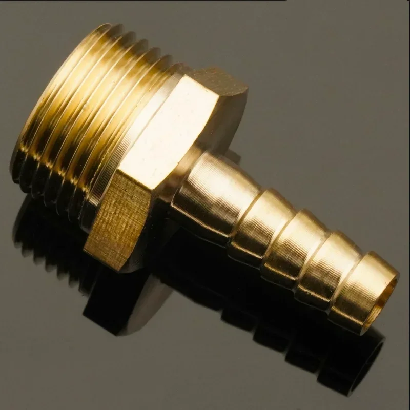 Weiyi M18x1.5 Metric Male Thread X 8/10/12/16mm Od Hose Barb Brass Pipe Fitting Coupler Connector Splicer