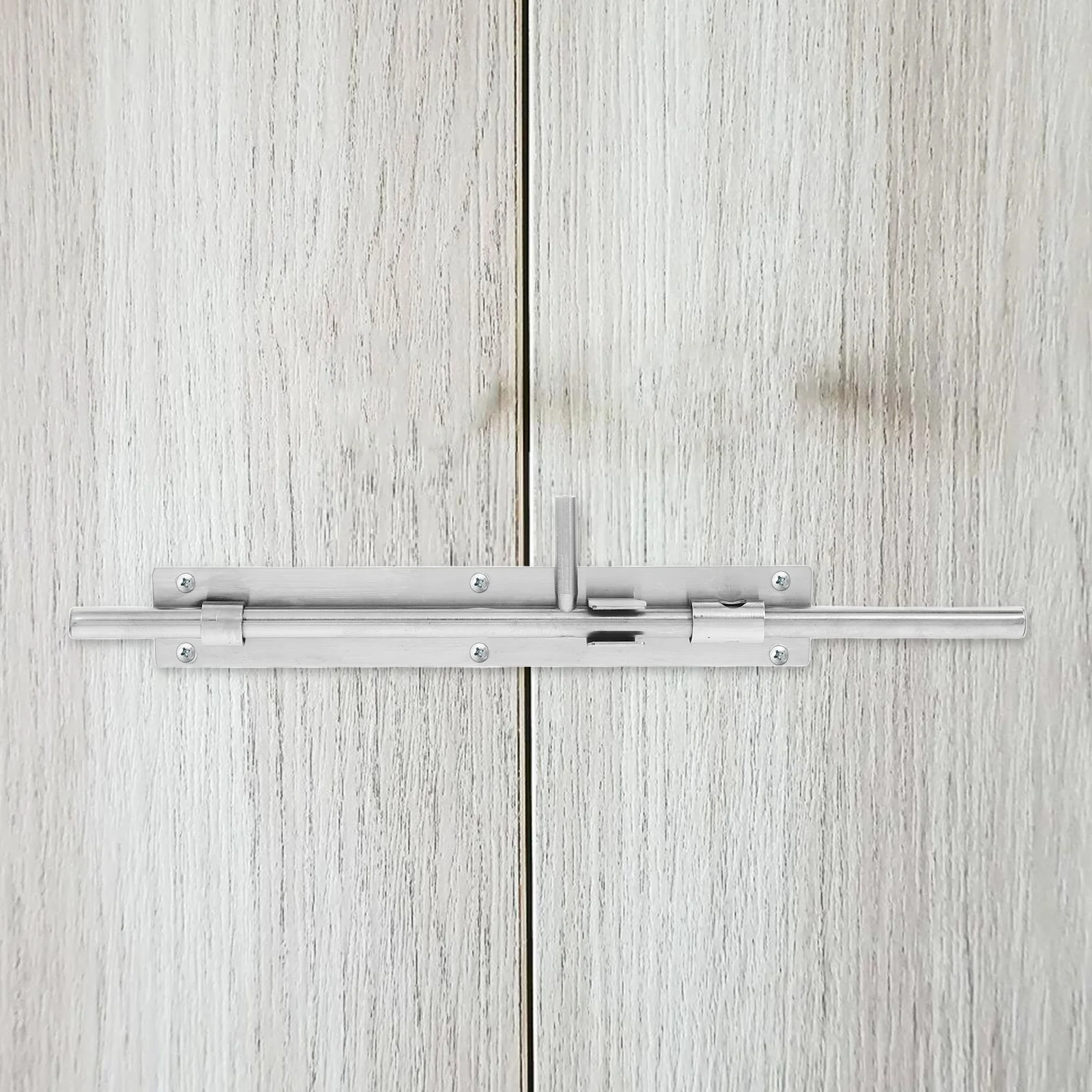 

Stainless Steel Gate Latch Security Fence Hardware Slide Bolt Lengthen Heavy Duty Door Lock Outdoor Garden Plug