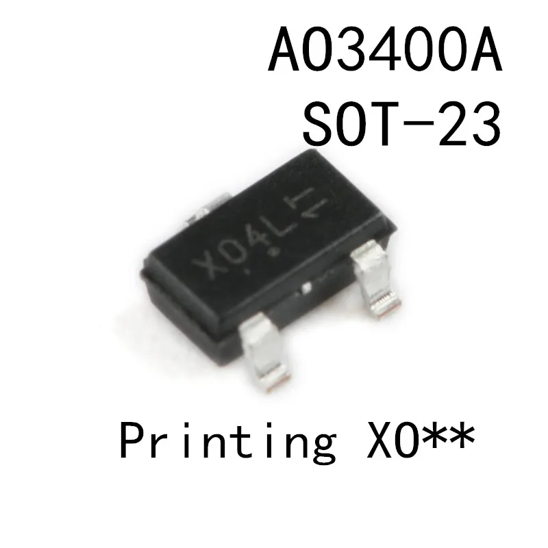 

50PCS/LOT AO3400A (screen printing X0) AO3400 SOT-23 N-channel 30V5.7A SMD MOSFET field effect transistor New In Stock Original