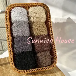 50g/Ball Soft Curly Wool Knitted Yarnļ¼ Hand Weaving Crochet Sweater Scarf Hat Yarn Thread ļ¼DIY Doll Hair Teddy Dogs Material