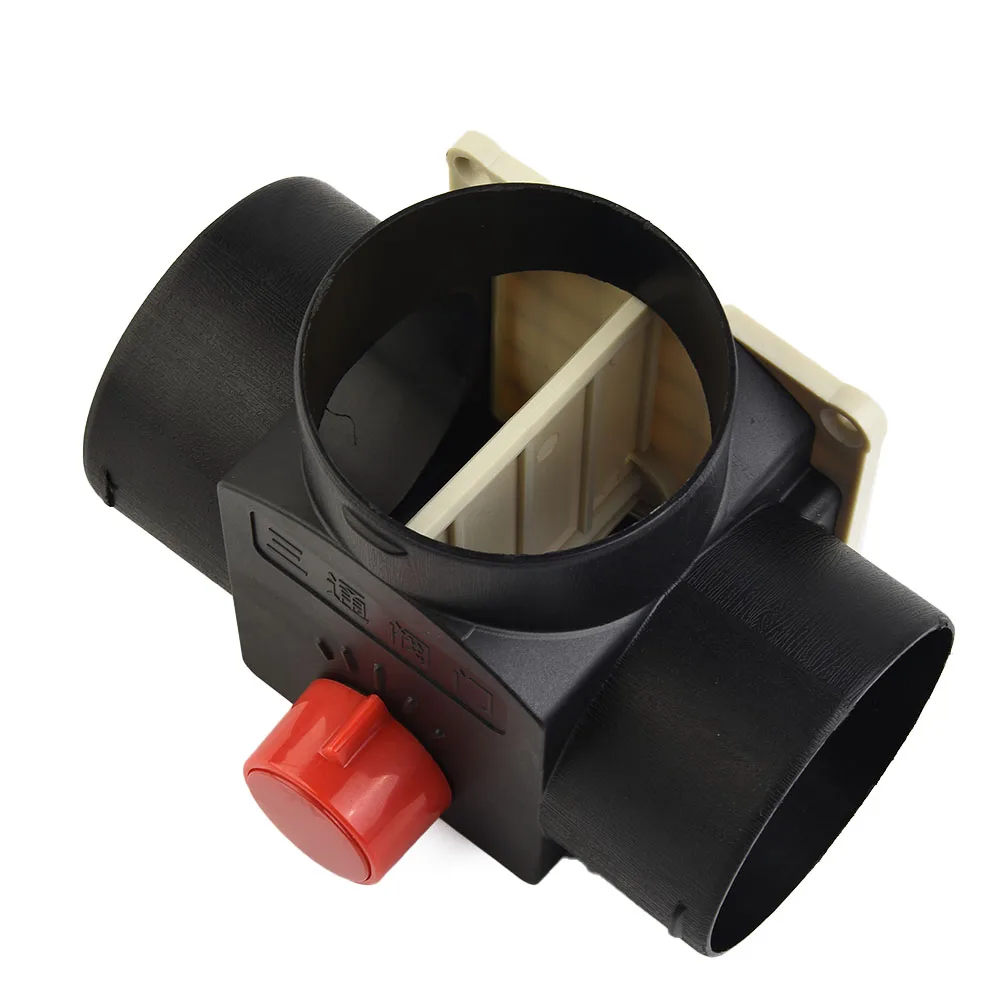 T Branch Air Vent Ducting 1pcs 75mm Brand New High Quality Regulating Flap Valve T Branch Ducting Divide Warm Air