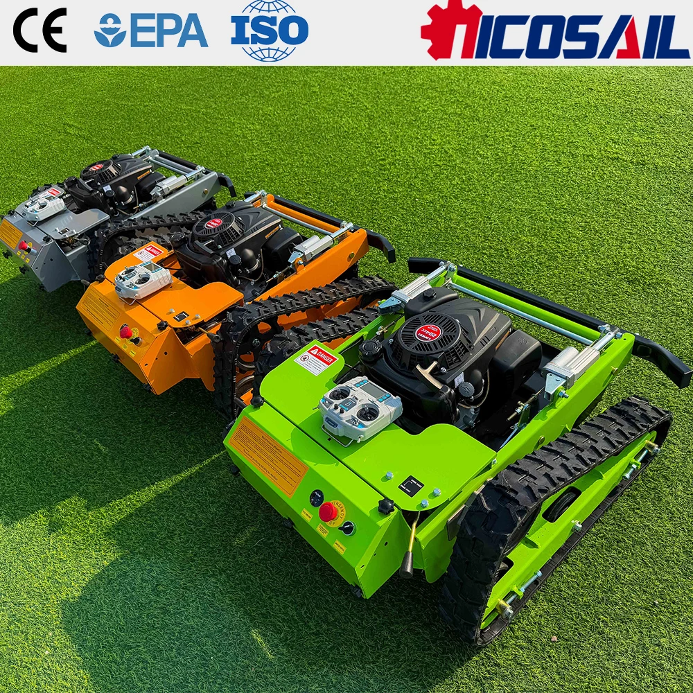 

Nicosail 540 Remote Control Lawn Mower 540mm Cutting Width CE Easy Operation for Garden Park Slope Lawn Care