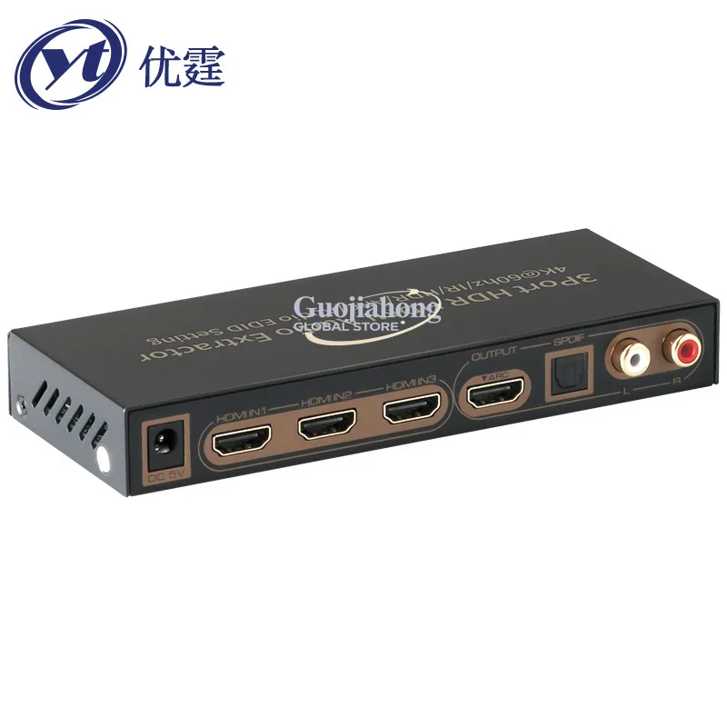 

HDM & I2.0 switcher 3 in 1 out audio splitter hdm & i swicher 3x1 Audio