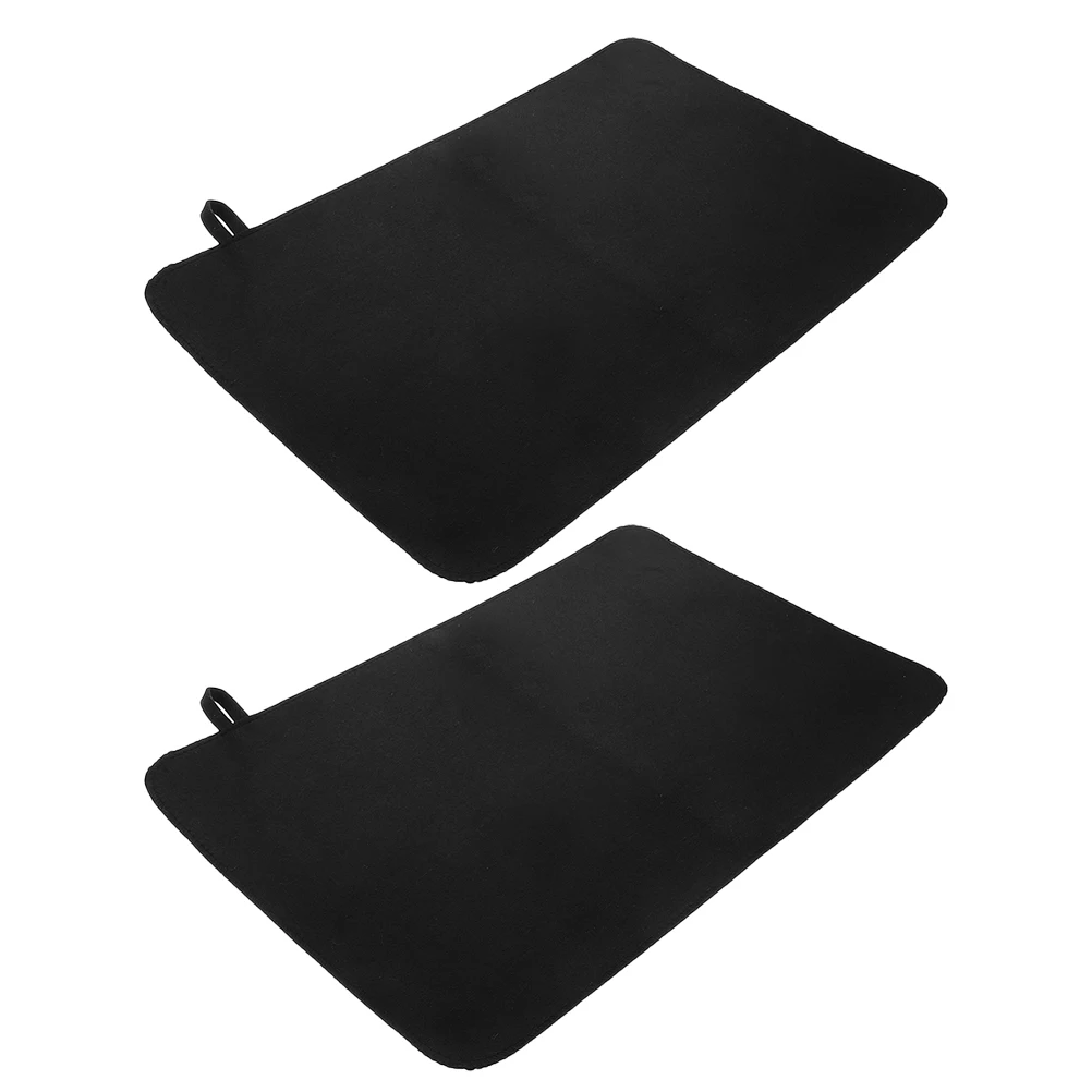 

2pcs Indoor Felt Sauna Mat Thickened Heat Insulation Waterproof Cushion For Spa Bath Room Bench Seat Durable Portable Steam