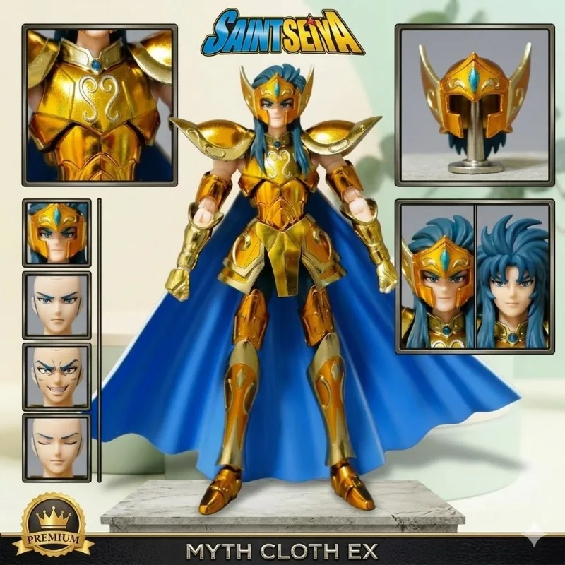 

【8 Hours Shipping】 Saint Seiya MC Aquarius Camus Myth Cloth EX Diecast Metal Armor Action Figure Collection Toy Gift