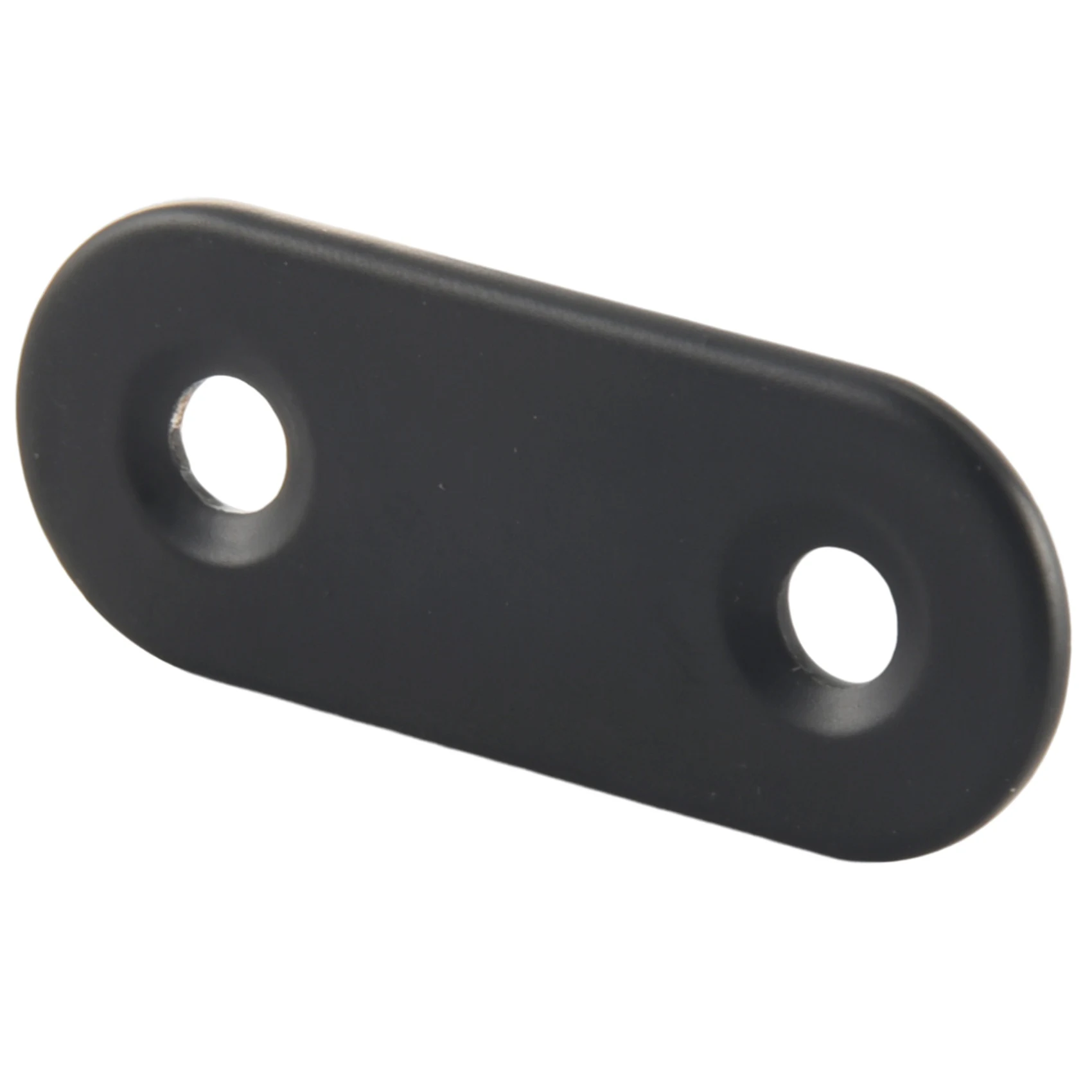 Staffe diritte da 22 pezzi Connettore piastra di rammendo nero in acciaio inossidabile con viti Staffe piatte per legno CALDO