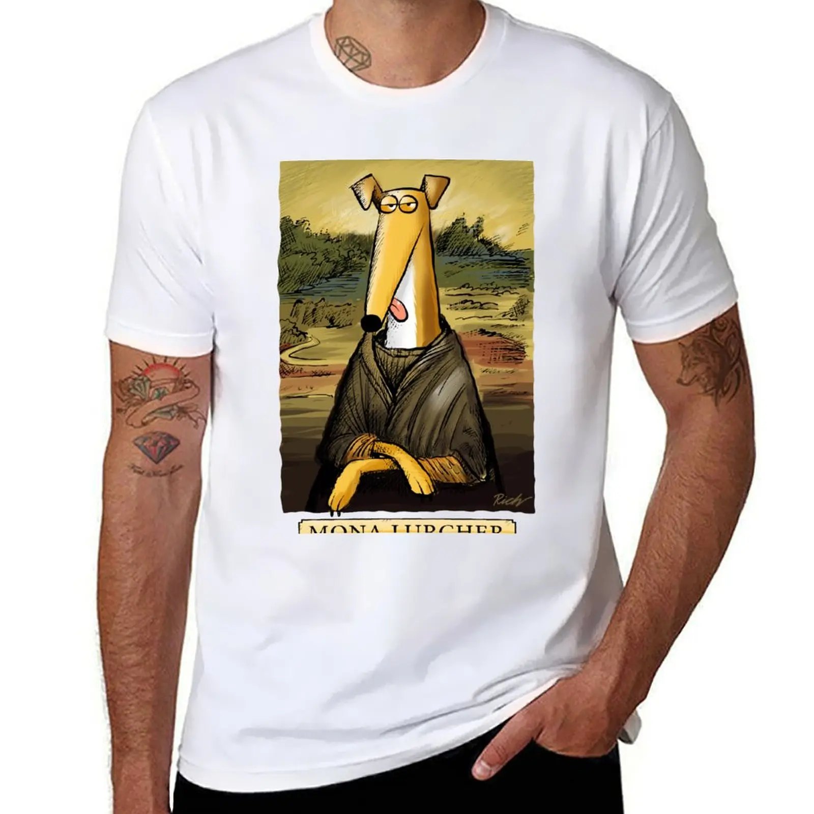 

Mona Lurcher T-Shirt t shirts designer cotton tshirt 100% T-Shirt