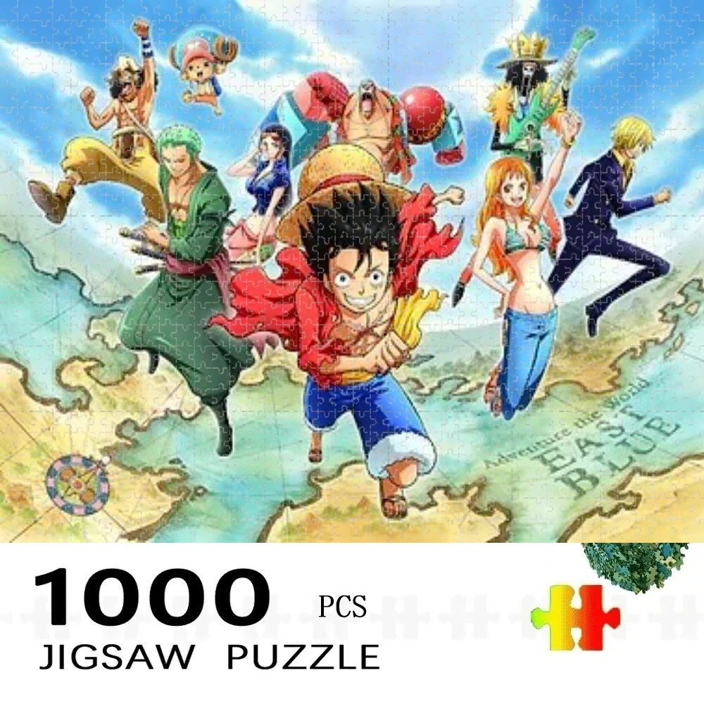 

Пазл-головоломка «Аниме One Piece», 500 деталей, для домашнего декора, для взрослых, семейные игры, напольные пазлы, развивающие игрушки для детей, подарок