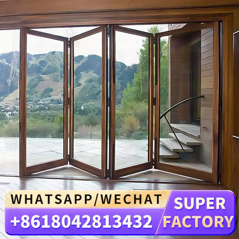 

Customizable Foldable Windows Door for European Commercial Spaces Innovative Factory Windows Foldable door
