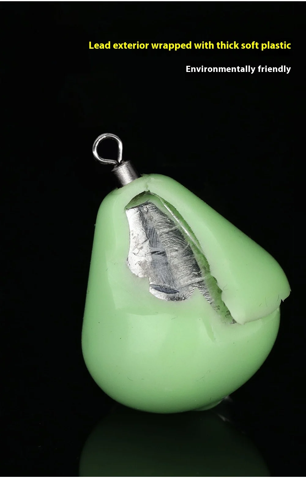 Leuchtende Angelgewichte, Platinen, 30 g-150 g, Wassertropfen, 360-Grad-Drehung, Angelplatine, Bass-Angelzubehör – Detail 5