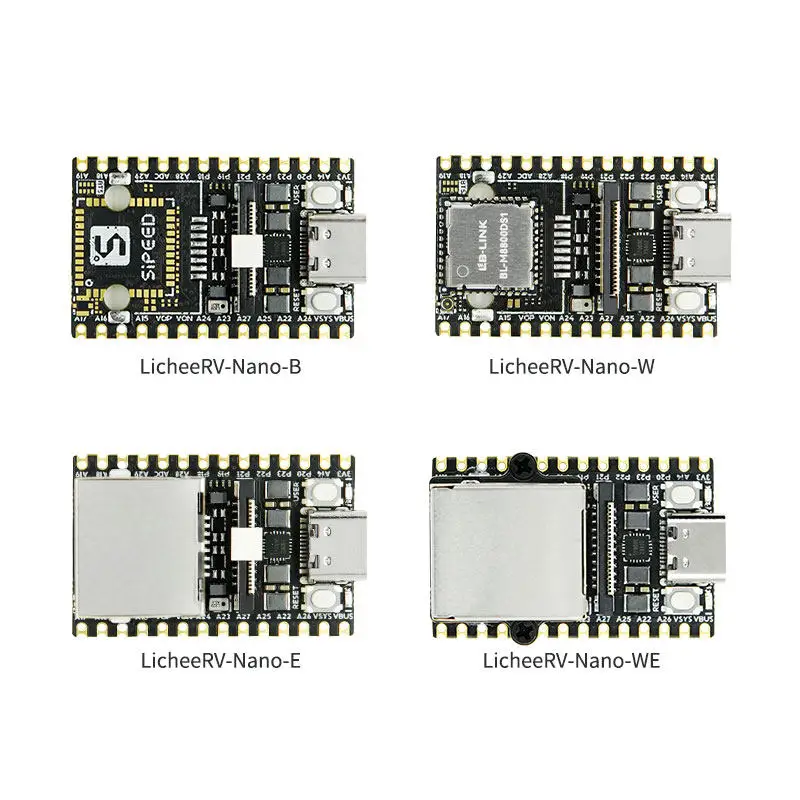 RISCV core board with WIFI6, Ethernet and AI vision