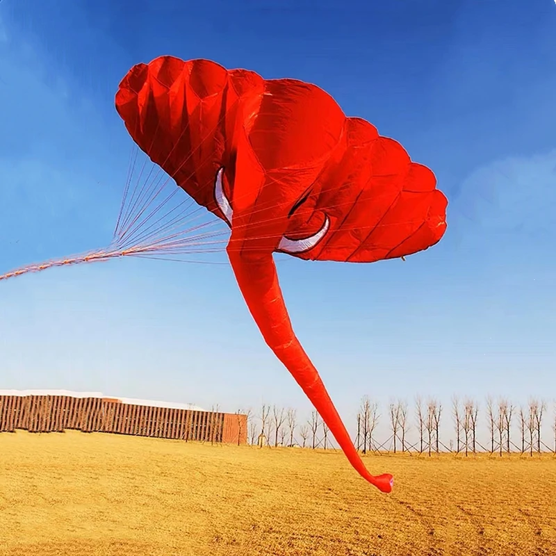 free shipping elephant kites giant soft kite flying for kids kites professional wind kites nylon kevlar line voar pipe parachute