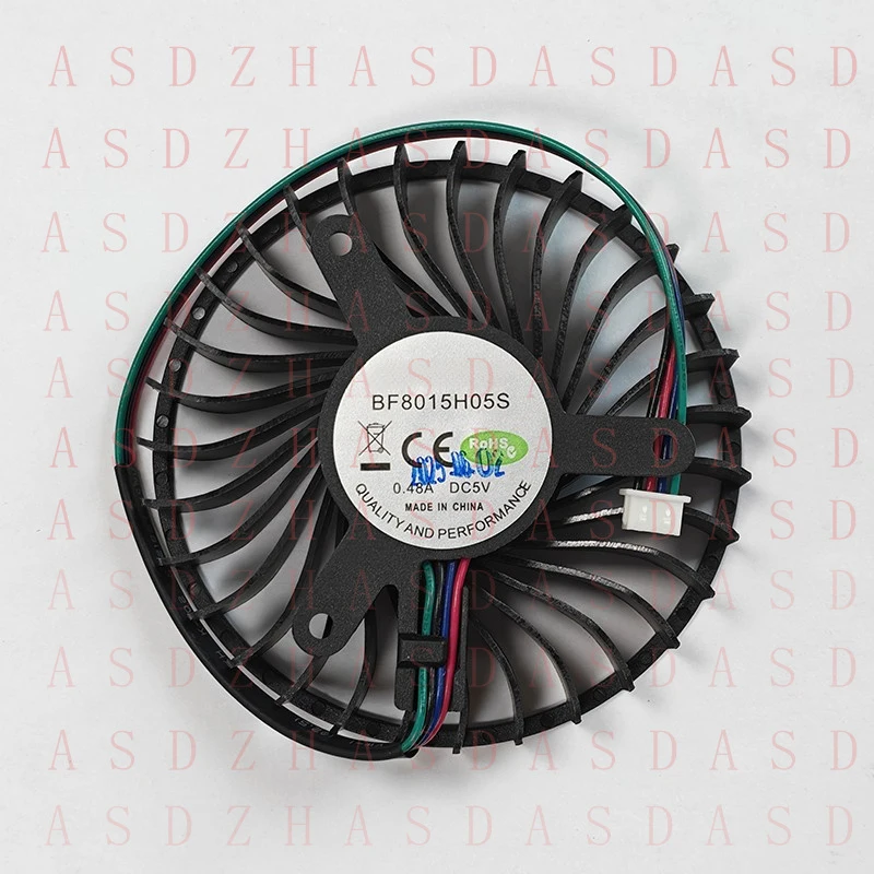 Z  1 Pc. New for BF8015H05S Cooling Fan DC5V 0.48A Spacing 39mm Dia. 6.43CM 4Pin
