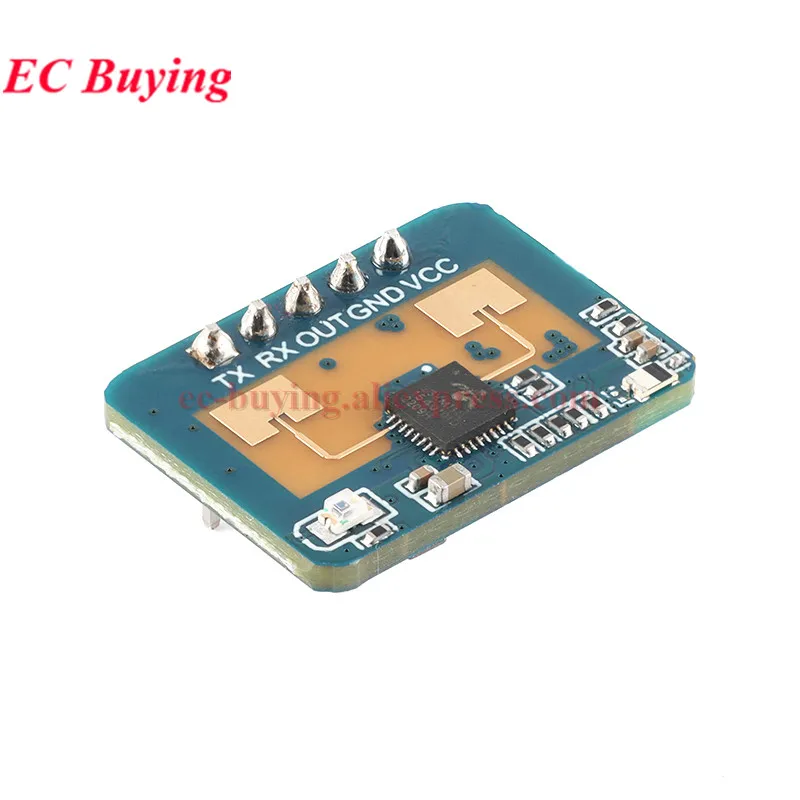 Moduł czujnika radarowego FMCW 60 GHz HLK-LD6002 LD6002B LD6002C 60G, alarm oddechu człowieka, wykrywanie tętna, wykrywanie upadków, wykrywanie oddechu — zdjęcie produktu 4