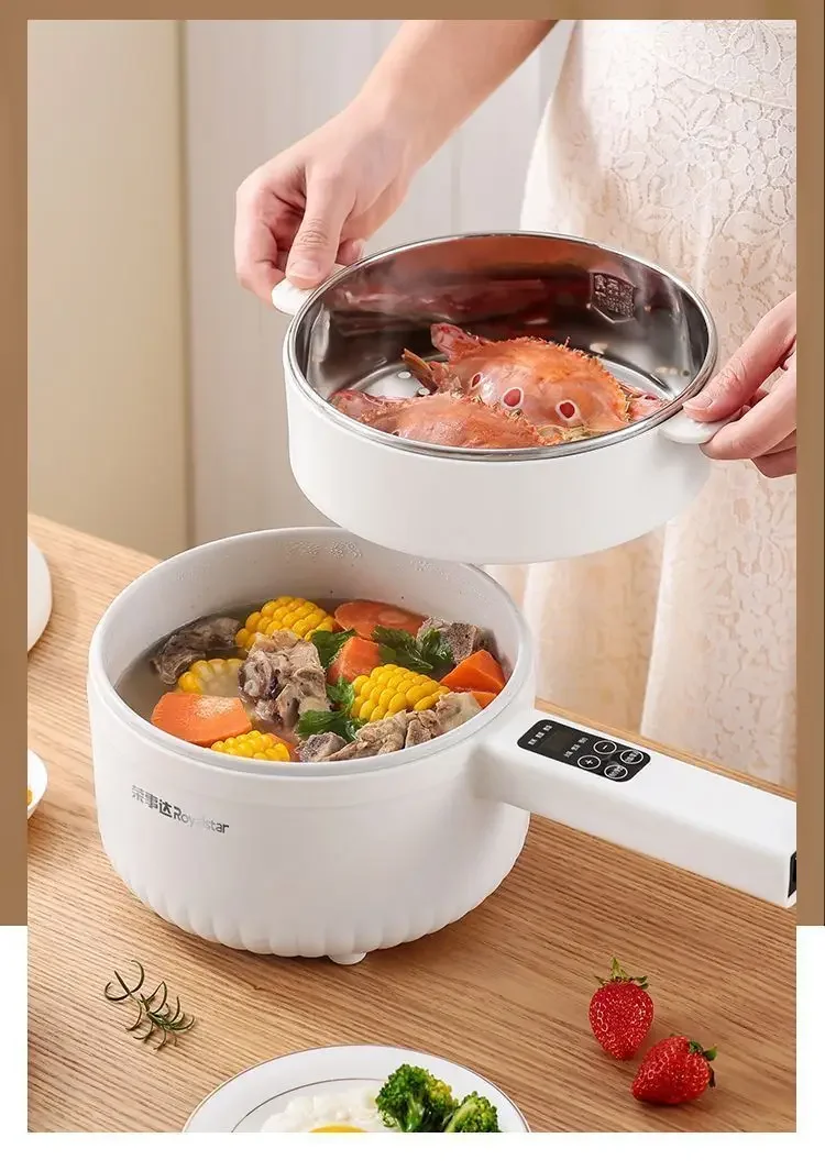 220V German Large Capacity Electric Pot Automatic Ceramic Coating Multi Cooker for Noodles Rice CAA