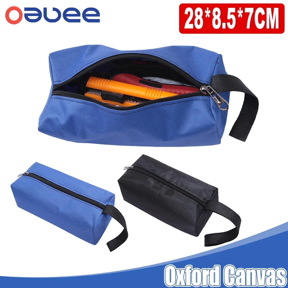 1PC Tools Bag Professional Oxford Canvas Waterproof Storage Hand Tool Bag Screws Nails Drill Bit Metal Parts Tools Organizer Bag