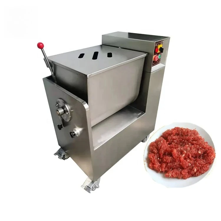 

High-Quality Stainless Steel 50kg Meat Mixer Cutter Machine Beef Pork Mixing Machine Stuffing Mixer Machine