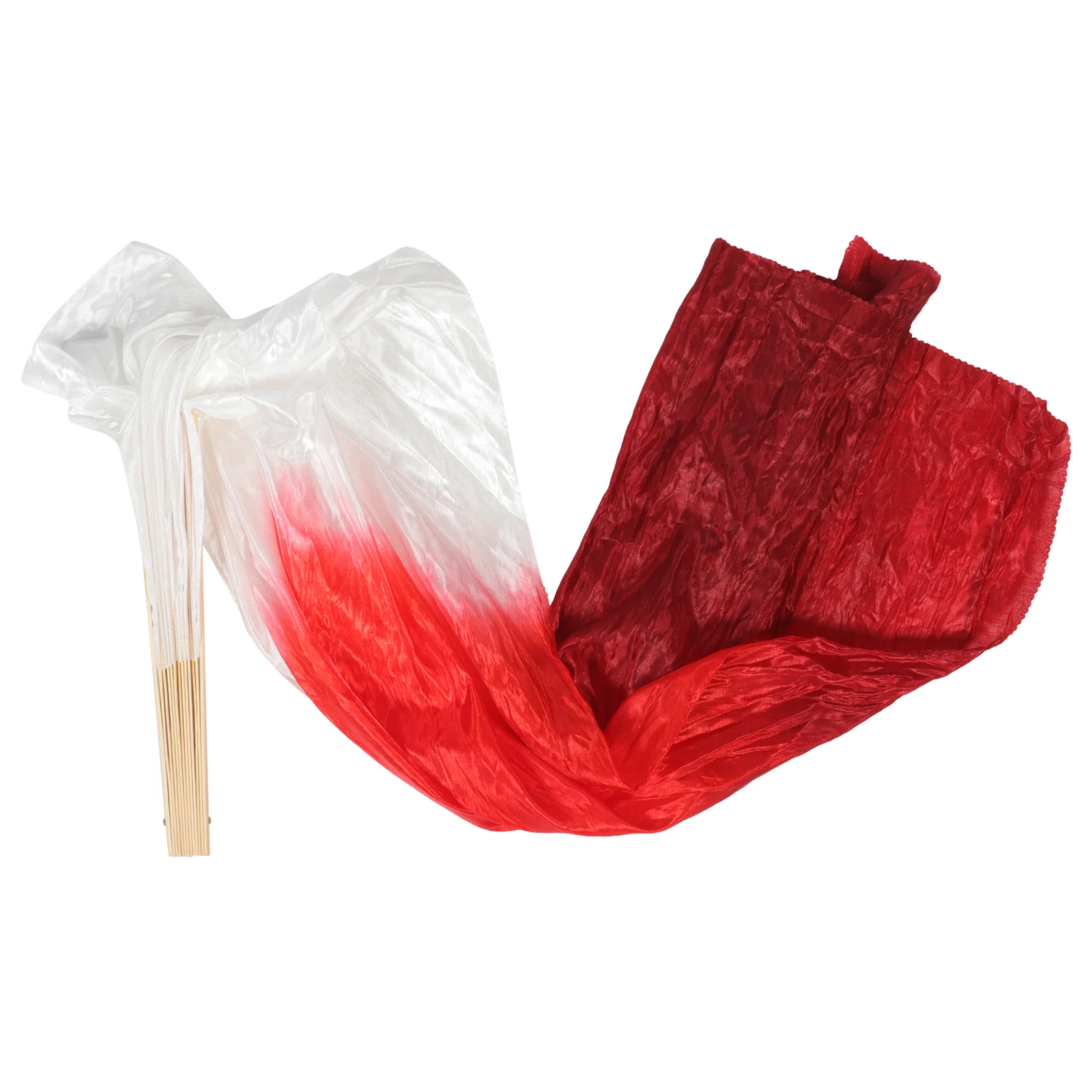 

Dance Fan Foldable Colorful Belly Exercise 1.2m Long Decorative Practice Performance Square Yoga Lightweight Durable Imitation