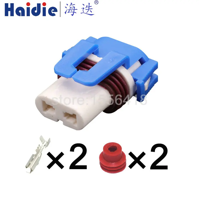 

1-100 sets 2pin auto electric waterproof houing plug wiring harness ceramic plug connector