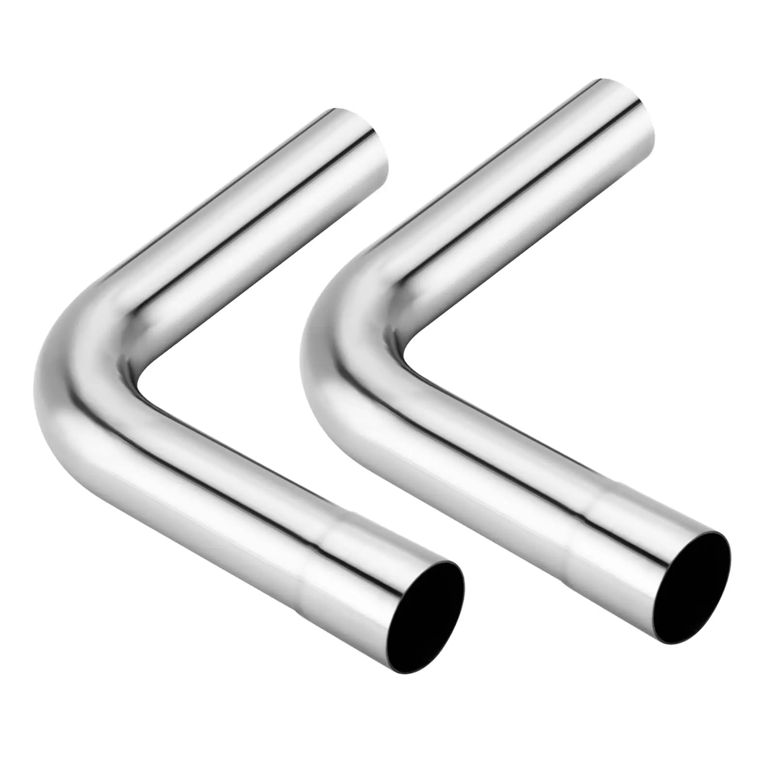 

2.5 Inch Stainless Steel 45 Degree Exhaust Bend Pipe Set – 2 Pieces For DIY Performance System